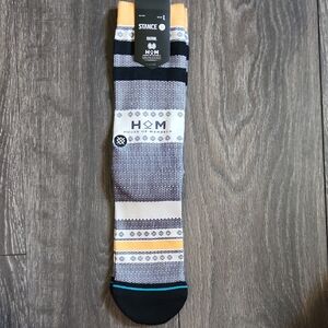 Stance Men's Geometric Socks - Black, Gray, and Gold